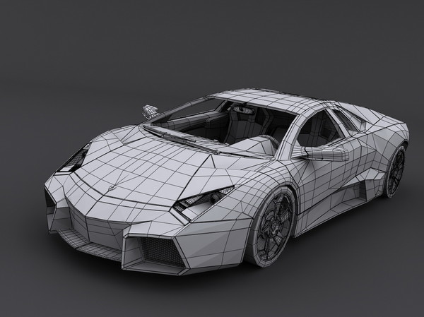 lamborghini reventon 3d model - Lamborghini Reventon by Swan3DStudios